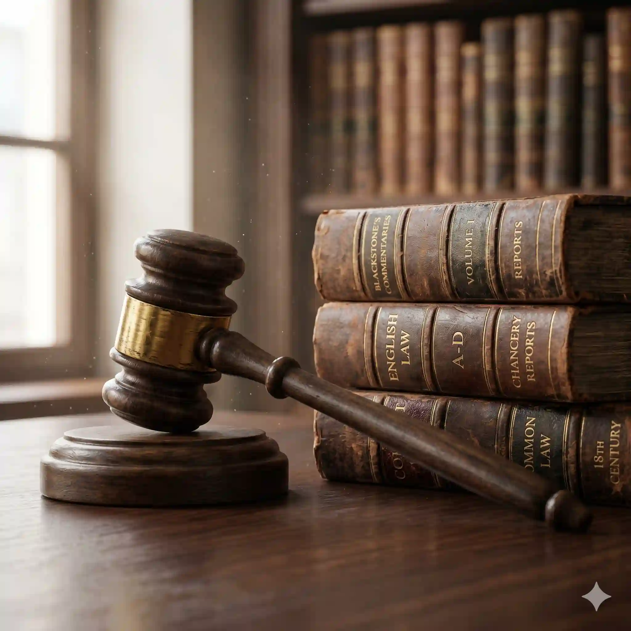 Gavel representing justice and legal authority
